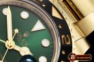 Rolex GMT Master II 116718LN YG/YG Grn BP Asia 3186 CHS