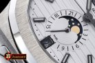 Best Quailty Patak Philippe Nautilus GMT MoonPhase SS/SS White A