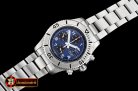 Breitling Superocean SteelFish Chrono SS/SS Blue/Blk A7750
