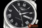 Longines Master Collection DayDate SS/SS LGF Black/Roman A2836