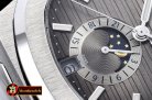 Patek Philippe Nautilus GMT MoonPhase SS/SS Grey Asia 23J Calend