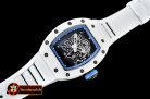 Richard Mille RM055 Bubba Watson CER/VRU Wht Sk Blue KVF MY8215 Mod