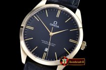 Omega De Ville Tresor Master CoAxial YG/LE Black Asia 2813