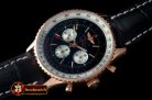 BSW0286B - Navitimer GMT RG/LE Black A-7750