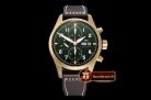 IWC Pilot Chrono Spitfire IW387902 Brz BR/LE Grn ZF A7750