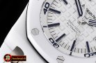 Audemars Piguet Royal Oak Diver 15707CE CER/RU White JF V2 MY9015 Mod