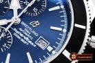 Breitling SuperOcean Heritage II Chronograph SS/SS Blue ANF A7750