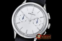ZEN021B - El Primero Chronograph Classic SS/LE White A7750