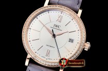 IWC Portofino Automatic 37mm Diams RG/LE White MKF MY9015