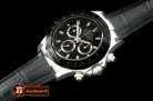 Replica Rolex Daytona 116519 SS/CER/LE Black A-7750 Sec@6