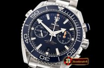 Omega Planet Ocean Chrono SS/SS Blue OMF V4 A7750 Mod