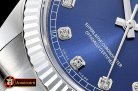 Rolex Datejust II DJ2 41mm Oyt Flt SS/SS Blue Diam BP Asia 2813