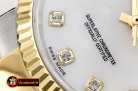 Rolex Datejust DJ 36mm Oyst Flt YG/SS White MOP Diams BP A3135 M
