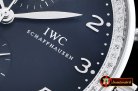 IWC Portuguese Chrono Diam SS/LE Blk/Blk ZF A79350 Mod