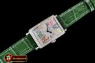 Franck Muller Long Island 952QZ DIAM/SS/LE (Grn) Color GF Swiss Qtz