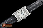 Jaeger Le Coultre JL Reverso Mens Diams SS/LE White/Num MY8215 Mod