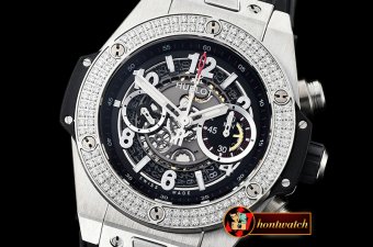 Hublot Big Bang Unico 45mm DIAM/SS/RU Grey V2 Asia 7750 Mod