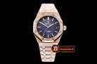 Audemars Piguet AP Royal Oak 37mm Frosted RG/RG Blue JHF MY9015