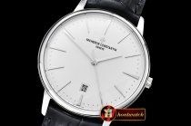 Vach. Constantine Patrimony Ref.85150 SS/LE White/Stick MKF V2 MY9015