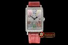 Franck Muller Long Island 952QZ DIAM/SS/LE (Red) Color GF Swiss Qtz
