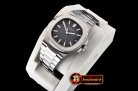Patek Philippe Nautilus Jumbo 5711 SS/SS Grey/Stk PPF MY9015 Mod
