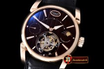 PAR010A - Tourbillon RG/LE Brown Tourbillon