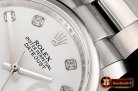 Rolex DateJust 36mm Oyst Dm 904L SS/SS Wht/Diam GMF SA3135