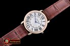 Replica Cartier Ronde Louis Cartier No Date RG/LE White Asia HW