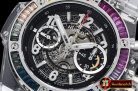 Hublot Big Bang Unico Sapphire 45mm R Gem PL/RU SF Wht A7750