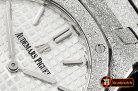 AP0530C - AP Royal Oak 33mm Frosted SS/SS White JHF V2 Swiss Qtz