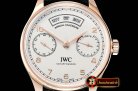 IWC Portugieser Annual Cal IW503502 RG/LE Wht ZF A52850