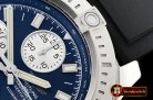 Breitling Colt 44mm Chronograph Automatic SS/RU Blue/Stk A7750