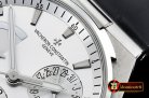 Vach. Constantine Overseas Dual Time Power Reserve SS/RU Wht TWA A1222