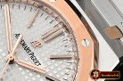 Audemars Piguet Royal Oak 15400 RG/SS White OMF 1:1 MY9015 Mod 3120