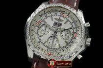 Replica Breitling Bentley 6.75 Big Date SS/LE White A-7750