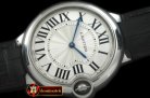 CAR0330A - Ballon De Cartier Mid SS/LE White Roman Miyota