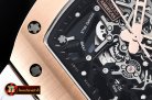 Richard Mille RM035-02 Americas RG/RU Wht Skele Blk KVF MY8215 Mod