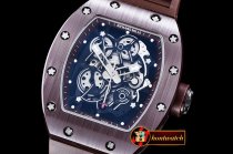 Replica Richard Mille RM055 Bubba Watson Black Cer Brown CER/VRU