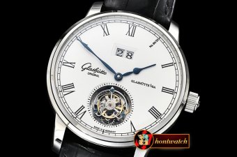 Glashutte Senator Tourbillon SS/LE White Roman Asia Tourbillon