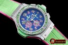 Hublot Big Bang Pop Art 38mm SS/LE Blue/Green Bez OS20 Qtz