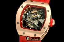 RM065A - Bubba Watson Tourbillon RG/RU Red Swiss Qtz