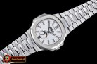 Best Quailty Patak Philippe Nautilus GMT MoonPhase SS/SS White A
