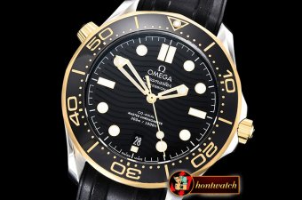 Omega Seamaster 300m 2018 YG/SS/RU Black OMF Asia 8800