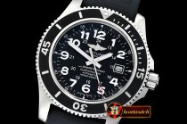 Breitling SuperOcean II 44mm SS/RU Black/Num GF Asia 2824