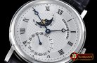 BRE063C - Classique SS Moonphase SS/LE White Miyota 9015