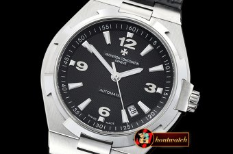 VACH. CONSTANTINE Overseas Ref.47074 SS/LE Black MY9015 Mod