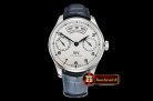 IWC Portugieser Annual Cal IW503502 SS/LE Wht/Bl ZF A52850