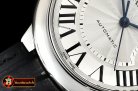 Cartier Balon Bleu Mens 42mm SS/LE White JF MY9015 Mod