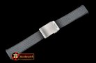 Breitling Grey Nylon Rubber Titanium Deployant Buckle
