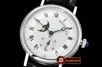BRE081 - Classique MoonPhase Ref.3300 SS/LE White MY9015 Mod